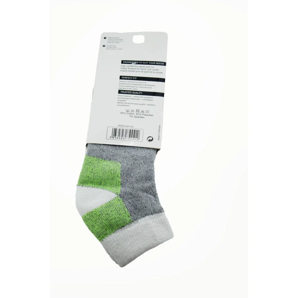 6 Pairs Mens Ergonomic Low Cut Ankle Socks  Moisture Wicking 10-13